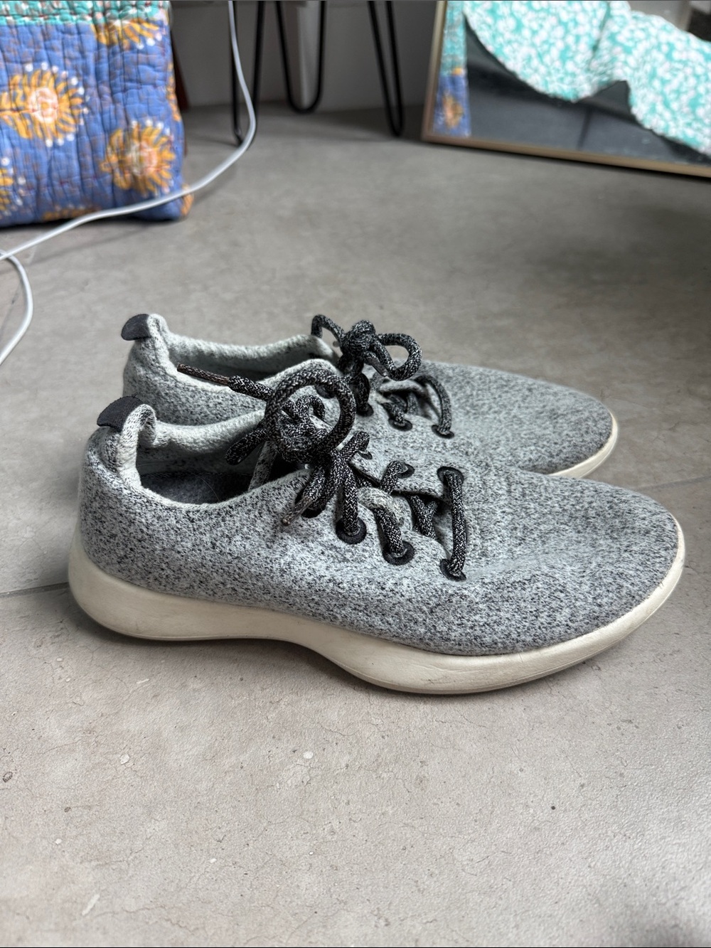Allbirds heathered grey women’s wool sneakers